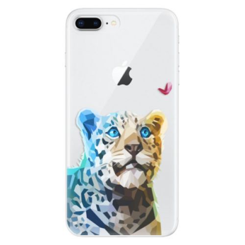 Odolné silikónové puzdro iSaprio - Leopard With Butterfly - iPhone 8 Plus