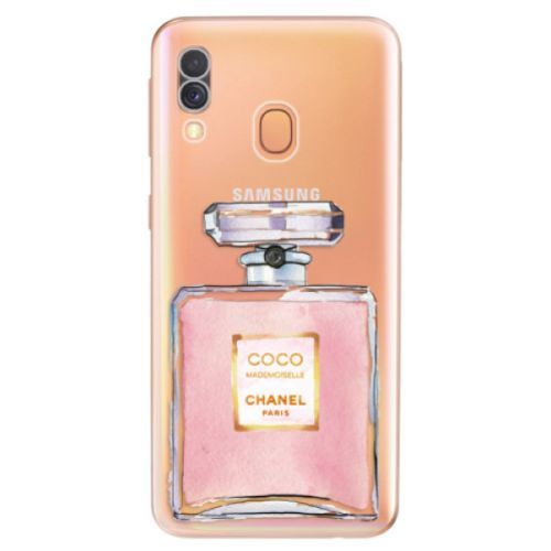 Odolné silikónové puzdro iSaprio - Chanel Rose - Samsung Galaxy A40