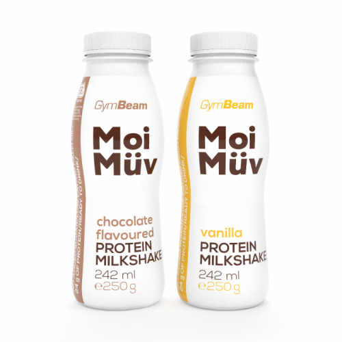 GymBeam MoiMüv Protein Milkshake 242 ml čokoláda
