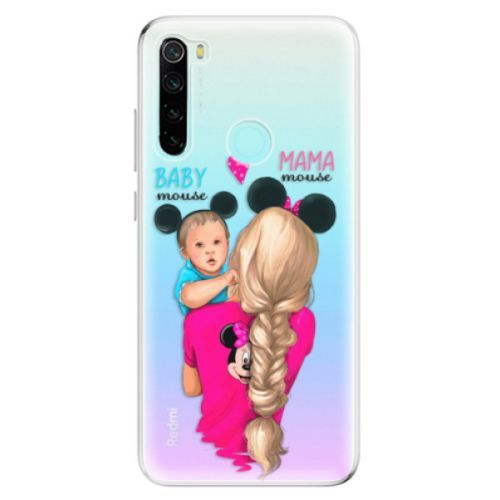 Odolné silikónové puzdro iSaprio - Mama Mouse Blonde and Boy - Xiaomi Redmi Note 8