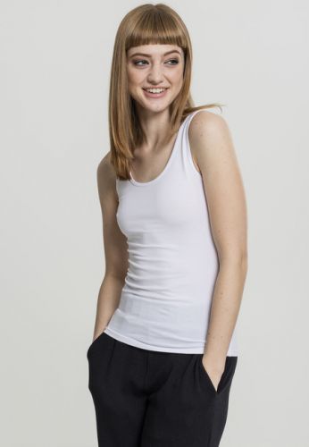 Urban Classics Ladies 2-Pack Basic Stretch Top white - XS