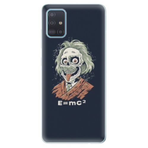 Odolné silikónové puzdro iSaprio - Einstein 01 - Samsung Galaxy A51