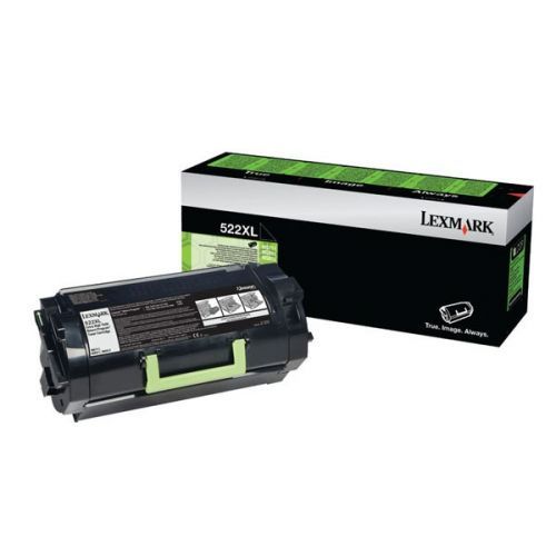 Lexmark originál toner 52D2X0L, black, 45000str., 522XL, pre štítky typ return, extra high capacity, Lexmark MS711dn
