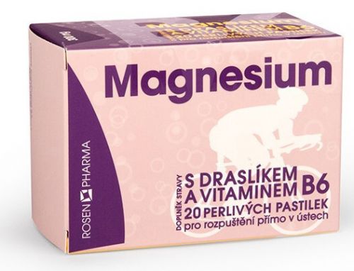 Rosenpharma Rosen Magnesium 300 mg perlivé pastilky 20 ks