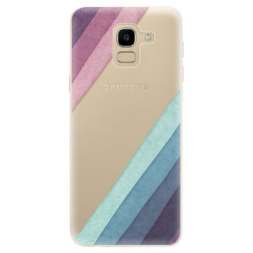 Odolné silikónové puzdro iSaprio - Glitter Stripes 01 - Samsung Galaxy J6