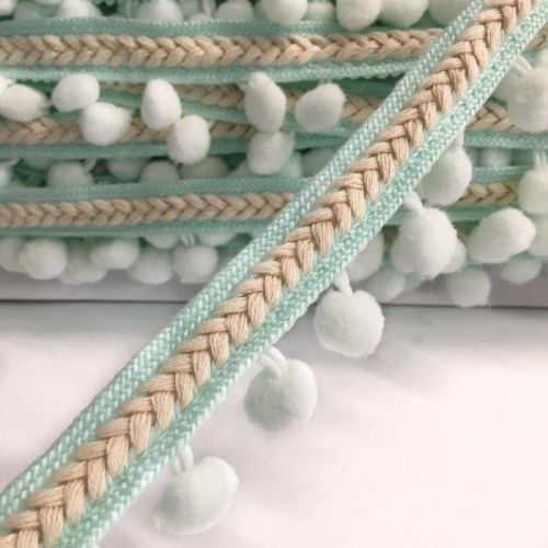 Lemovacia bambuľka Herringbone mint