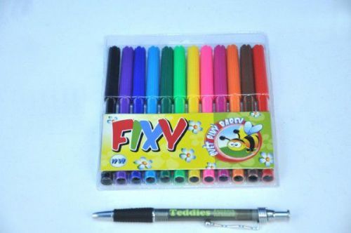 Fixy 12ks v plastové krabičce 13x16cm