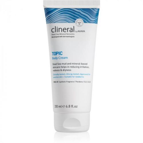 Ahava Clineral TOPIC upokojujúci telový krém pre atopickú pokožku 200 ml