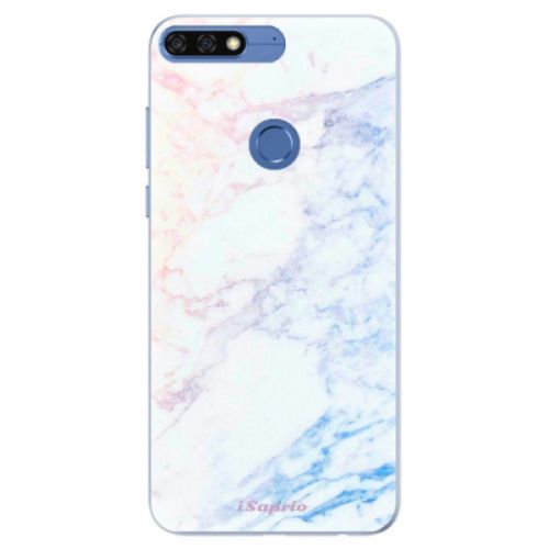 Silikónové puzdro iSaprio - Raibow Marble 10 - Huawei Honor 7C
