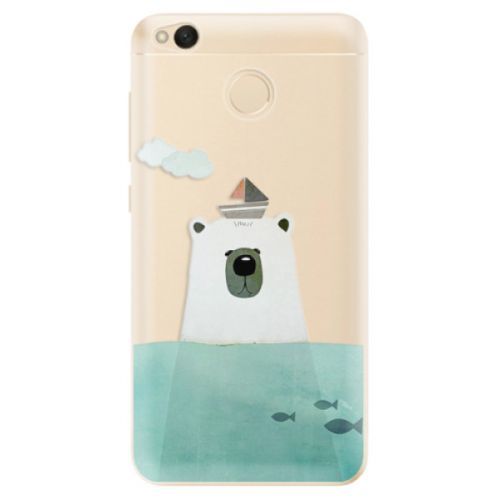 Odolné silikónové puzdro iSaprio - Bear With Boat - Xiaomi Redmi 4X