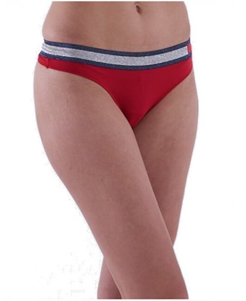 Tommy Hilfiger Dámske nohavičky Thong UW0UW02027-611 Tango Red L