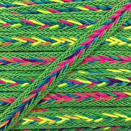 Polyesterová šnúra pletená NEON lime