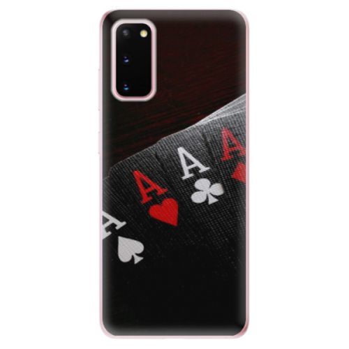 Odolné silikónové puzdro iSaprio - Poker - Samsung Galaxy S20