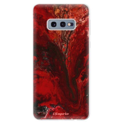 Odolné silikonové pouzdro iSaprio - RedMarble 17 - Samsung Galaxy S10e
