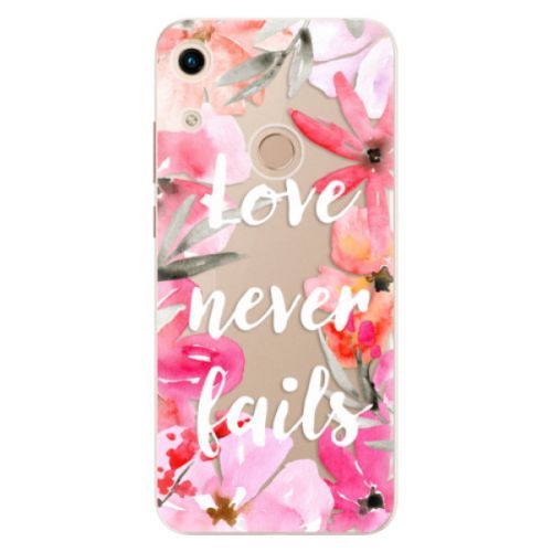Odolné silikónové puzdro iSaprio - Love Never Fails - Huawei Honor 8A