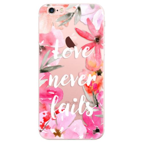 Odolné silikónové puzdro iSaprio - Love Never Fails - iPhone 6 Plus/6S Plus