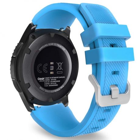 Samsung Gear S3 Silicone Sport remienok, Light Blue