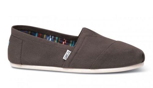Toms Ash Canvas Alpargatas šedé 10000864