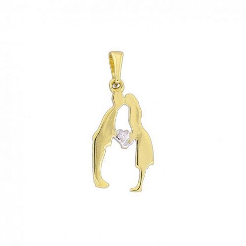 Zlatý prívesok ZAĽÚBENÝ PÁR