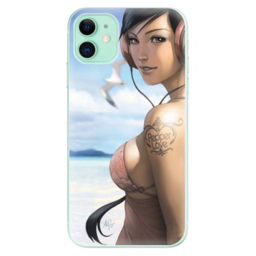 Odolné silikónové puzdro iSaprio - Girl 02 - iPhone 11