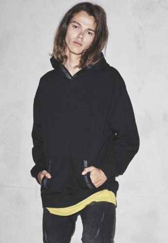 Urban Classics Oversize Logo Hoody black - L