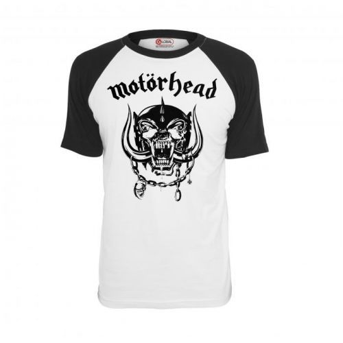Motörhead - Tričko Everything Louder Raglan Tee - Muž, Biela, S