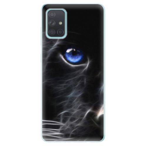 Odolné silikónové puzdro iSaprio - Black Puma - Samsung Galaxy A71