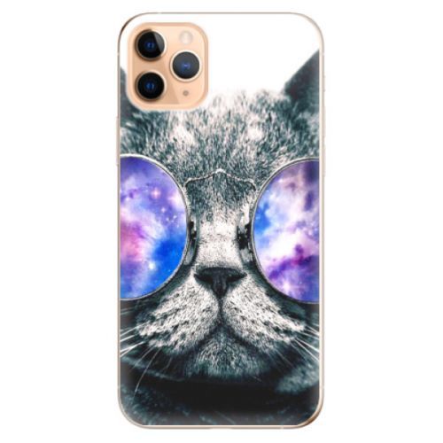 Odolné silikónové puzdro iSaprio - Galaxy Cat - iPhone 11 Pro Max