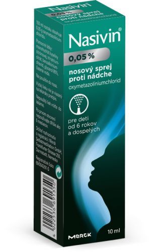 Nasivin nosový sprej 0,05% 10 ml