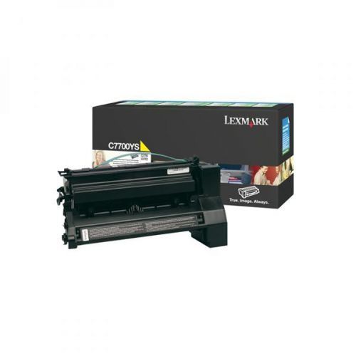 Lexmark originál toner C7700YS, yellow, 6000str., Lexmark C770, C772