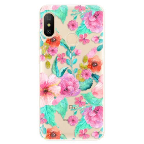 Odolné silikónové puzdro iSaprio - Flower Pattern 01 - Xiaomi Mi A2 Lite
