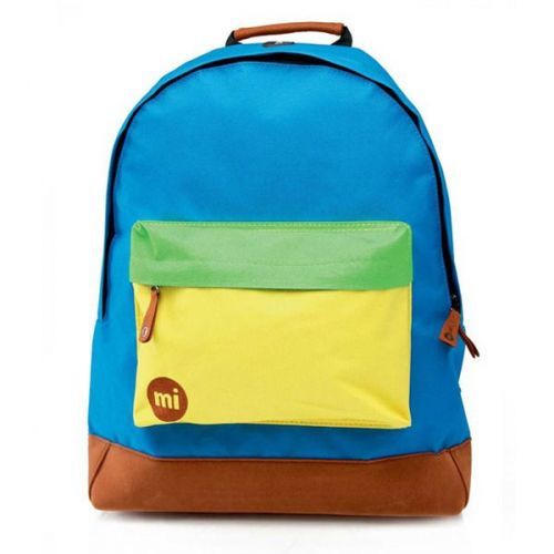 Mi-Pac Classic Tri-Tone Backpack Blue Yellow Green - Uni