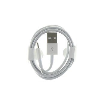 MD818 iPhone 5 Lightning Datový Kabel White (Round Pack)