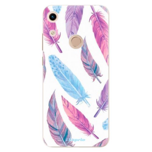 Odolné silikónové puzdro iSaprio - Feather Pattern 10 - Huawei Honor 8A