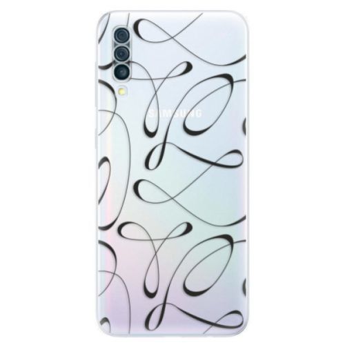 Odolné silikónové puzdro iSaprio - Fancy - black - Samsung Galaxy A50