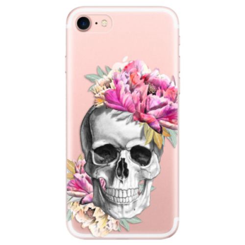 Odolné silikónové puzdro iSaprio - Pretty Skull - iPhone 7
