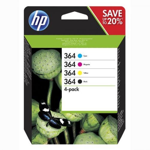HP originál ink N9J73AE, HP 364 Combo pack, CMYK, blister, HP Combo-pack,B8550,C5380,D5460