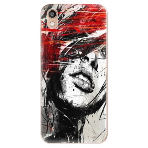 Odolné silikónové puzdro iSaprio - Sketch Face - Huawei Honor 8S