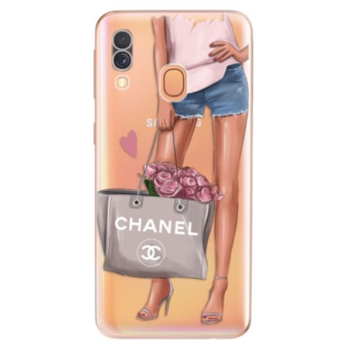 Odolné silikónové puzdro iSaprio - Fashion Bag - Samsung Galaxy A40