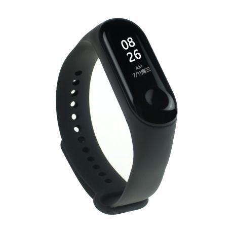 Xiaomi Mi Band 3/4 Silicone náramok, Black
