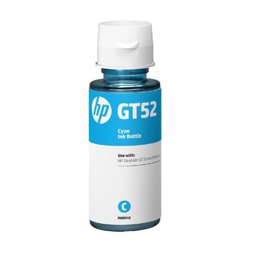 HP originál ink bottle M0H54AE, HP GT52, cyan, 8000str., 70ml, HP DeskJet GT serie, Cronos