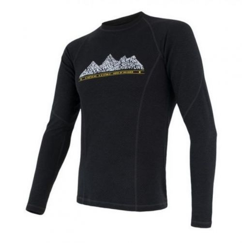 Pánske triko Sensor Merino DF Adventure dl.rukáv čierna 17200032