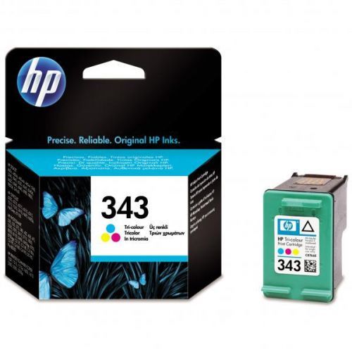 HP originál ink C8766EE, HP 343, color, blister, 260str., 7ml, HP Photosmart 325, 375, OJ-6210, DeskJet 5740