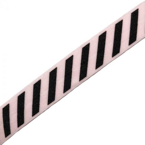 Lemovacia guma STRIPE 20 mm light pink