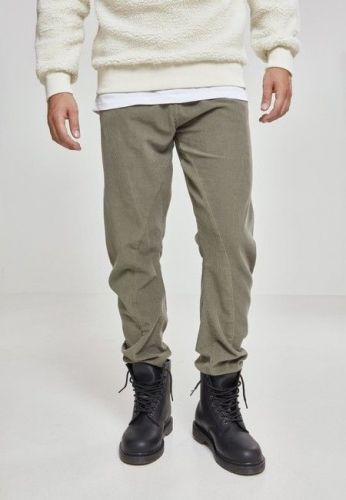 Urban Classics Corduroy Jog Pants olive - L