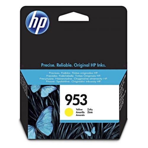 HP originál ink F6U14AE, yellow, 700str., 10ml, HP 953, HP OJ Pro 8218,8710,8720,8740
