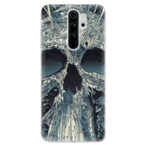 Odolné silikónové puzdro iSaprio - Abstract Skull - Xiaomi Redmi Note 8 Pro