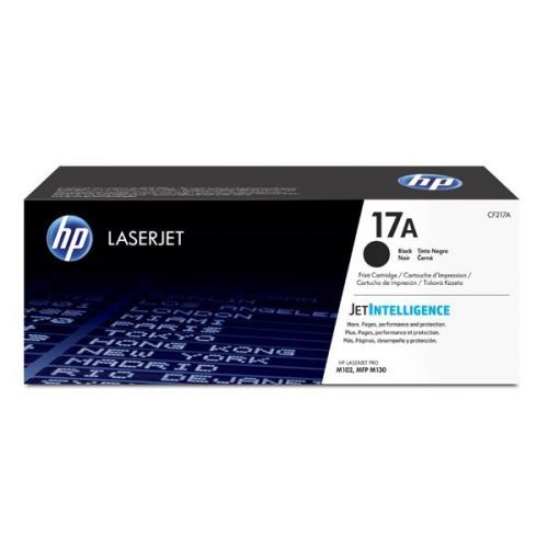 HP originál toner CF217A, black, 1600str., HP 17A, HP LaserJet Pro M102a, M130a