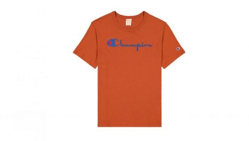 Champion Script Logo Crew Neck T-Shirt hnedé 210972-MS053