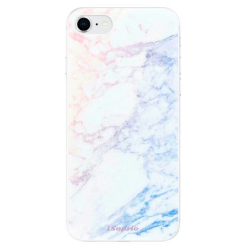 Odolné silikónové puzdro iSaprio - Raibow Marble 10 - iPhone SE 2020